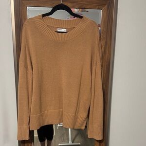 Sonoma Warm Brown Crew Neck Sweater